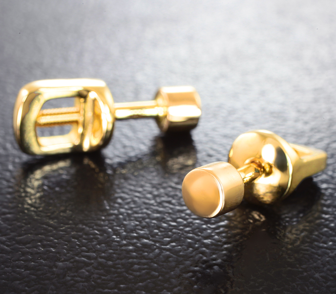 Золото Золотые пусеты