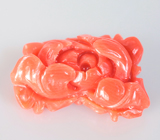 Резной solid коралл 4,29 карата