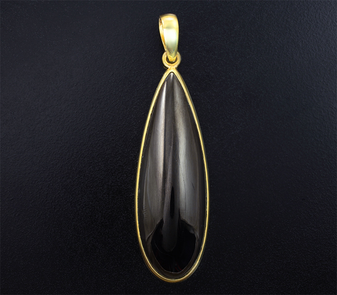 Золото Кулон с шунгитом 19,85 карата