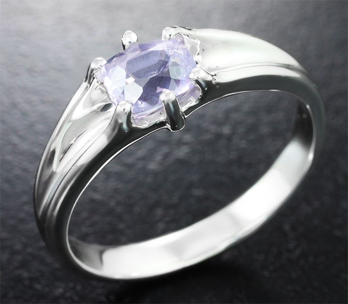 Золото Кольцо c сапфиром со сменой цвета 1,02 карата