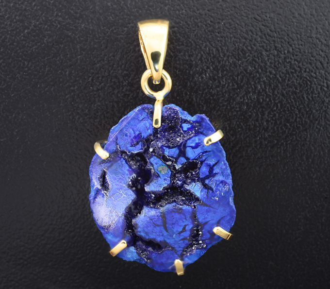 Золото Кулон с азуритом 17,12 карата