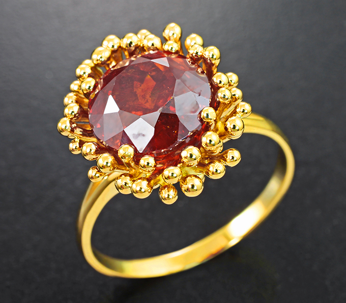 Золото Кольцо с крупным сфалеритом 8,49 карата