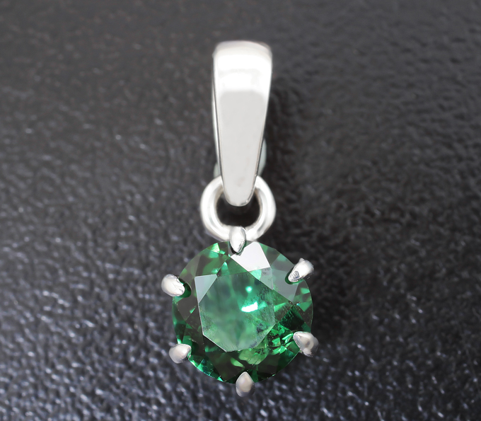 Золото Кулон с «неоновым» турмалином 1,19 карата