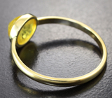 Кольцо с желтым сапфиром 3,67 карата