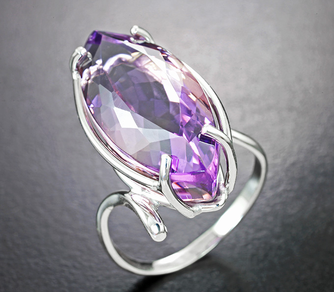 Серебро 925 Кольцо с аметрином 19,43 карата