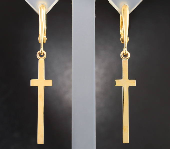 Золото Золотые серьги