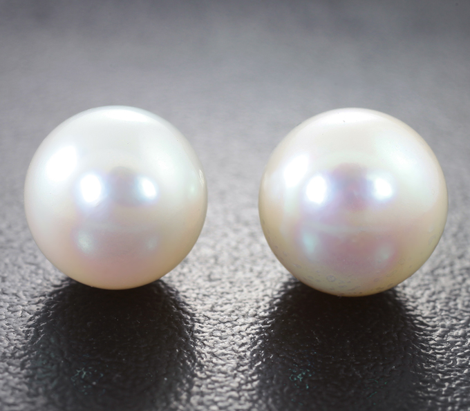 Серебро 925 Пусеты с жемчугом 13,13 карата