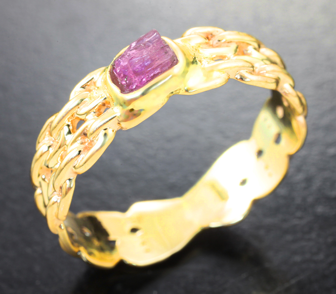 Золото Кольцо с биксбитом 0,36 карата