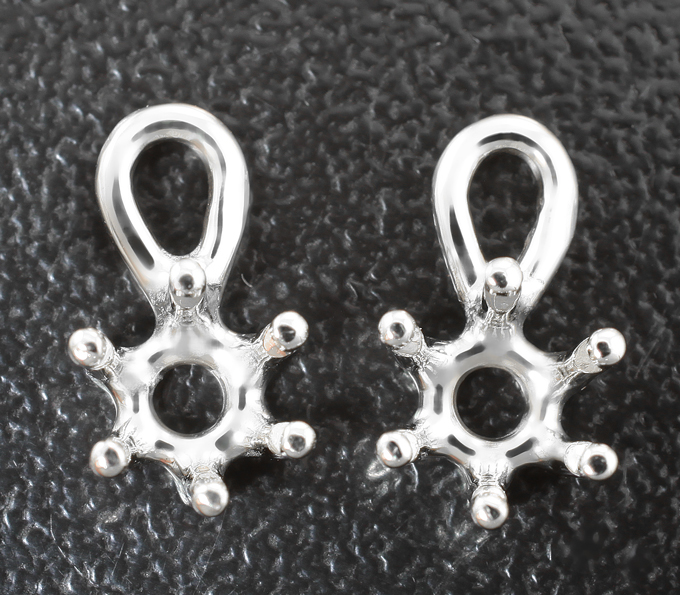 Золото Оправа для серег