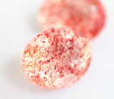 Пара земляничного кварца 5,23 карата