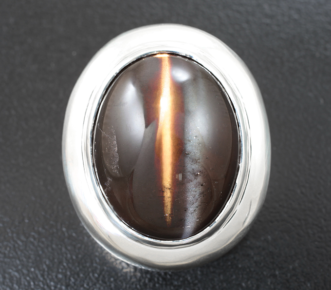 Серебро 925 Кулон со скаполитом с эффектом «кошачьего глаза» 34,02 карата