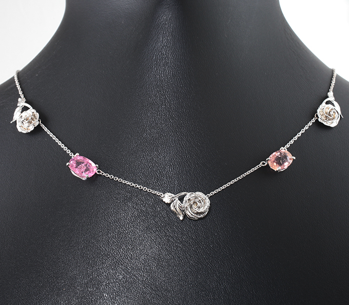 Золото Колье с турмалинами 6,2 карата