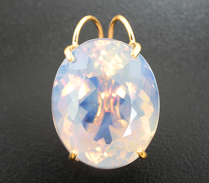 Золото Золотой кулон с лавандовым аметистом 33,25 карата