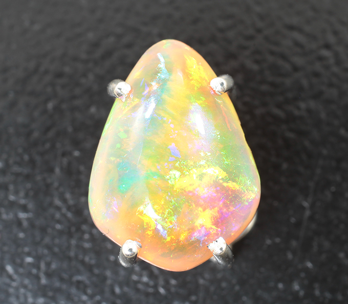 Серебро 925 Кулон с кристаллическим эфиопским опалом 1,35 карата