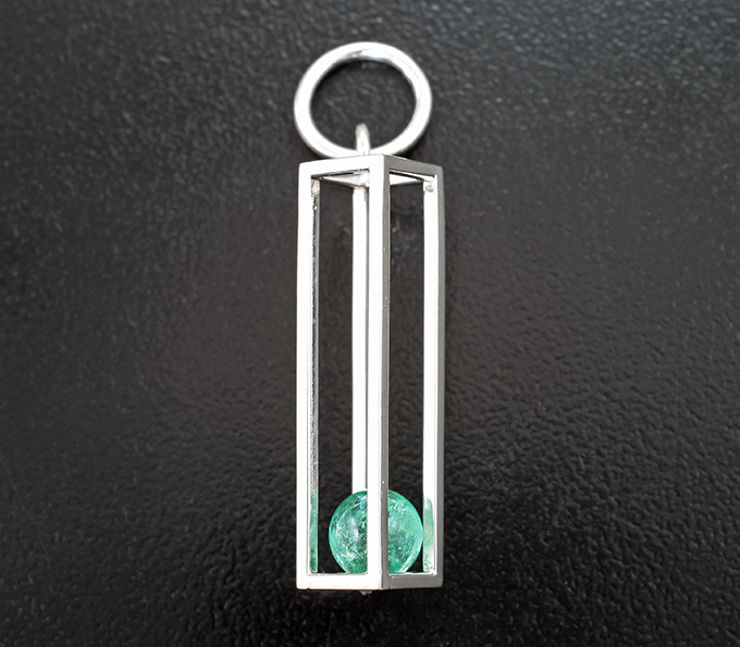 Золото Кулон с уральским изумрудом 1,5 карата