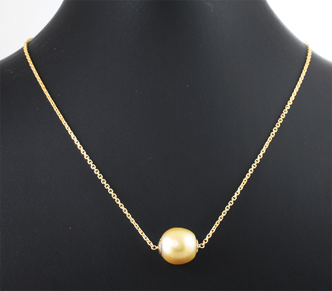 Золото Колье с жемчужиной 23,4 карата