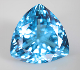 Крупный голубой топаз 28,82 карата