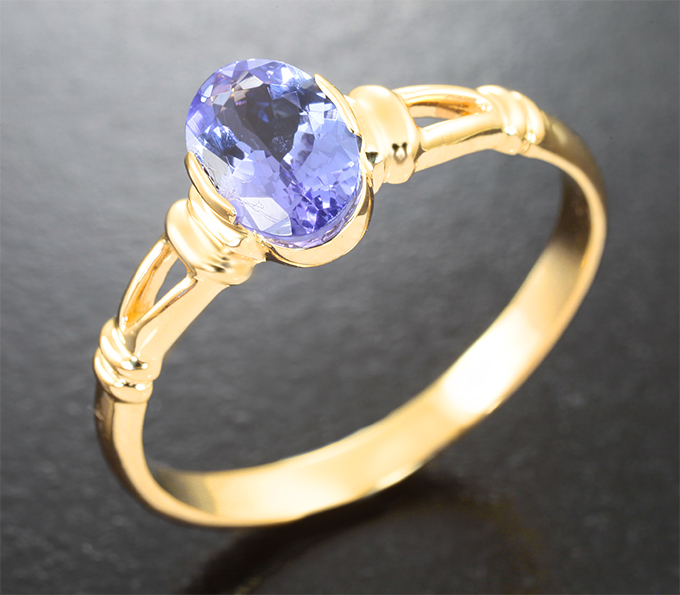 Золото Кольцо с танзанитом 0,78 карата