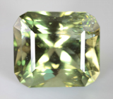 Крупный! Желто-зеленый апатит 28,24 карата