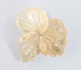 Крупный резной кварц с включением рутила 21,68 карата