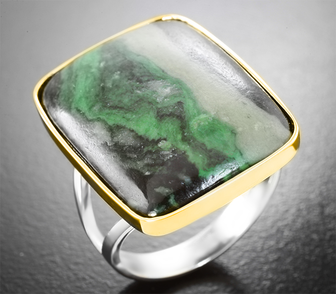 Серебро 925 Кольцо с мау-сит-ситом 26,46 карата