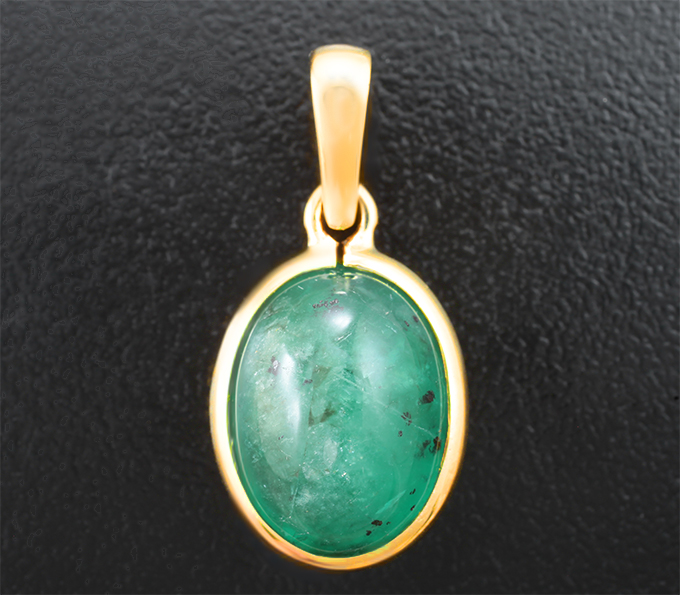 Золото Кулон с изумрудом 7,24 карата