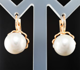 Серьги с морским жемчугом барокко 27,28 карата