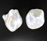 Крупная пара морских жемчужин барокко 83,45 карата! Исключительный люстр