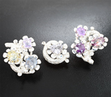 Комплект с сапфирами, хакманитом и шпинелью