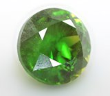 Полихромный! Уральский демантоид 0,7 карата