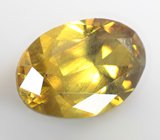 Крупный уральский топазолит 1,16 карата