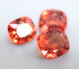 Набор из 3 оранжевых шпинелей 3,88 карата