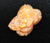 Резной солнечный камень 4,08 карата