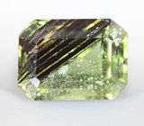 Перидот с включениями рутила 7,96 карата