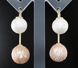 Серьги с резным жемчугом Edison 49,78 карата