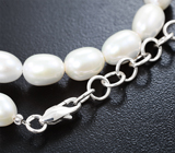 Колье с кремово-белым морским жемчугом 191,2 карата Серебро 925