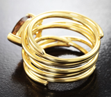 Кольцо с цитрином топового цвета высокой чистоты 1,88 карата Серебро 925