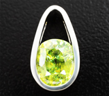 Кулон с желтовато-зеленым сфеном 1,9 карата
