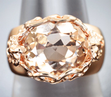 Кольцо с империал топазом 5,73 карата Золото