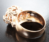 Кольцо с империал топазом 5,73 карата Золото