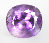 Брошь с чистейшим крупным уругвайским аметистом 28,94 карата Серебро 925