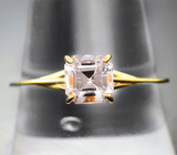 Кольцо с редким падпараджа турмалином 1,16 карата Золото