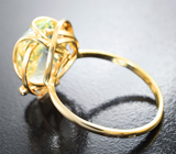 Кольцо с гелиодором 8,14 карата и бриллиантами Золото