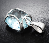 Кулон с аквамарином 9,96 карата Золото