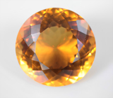 Чистейший крупный цитрин топовых цветовых характеристик 29,81 карата