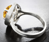 Комплект с гелиодорами 6,5 карата Серебро 925