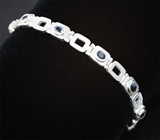 Браслет с синими шпинелями 2,06 карата