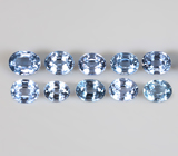 Браслет с синими шпинелями 2,06 карата Серебро 925