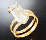 Кольцо с чистейшим крупным данбуритом 5,54 карата Золото