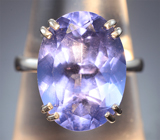 Кольцо с флюоритом со сменой цвета 8,91 карата Золото